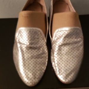 Yosi Samra Silver Loafers